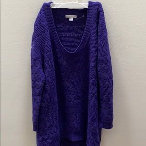 Electric purple sweater